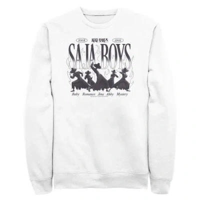 Kpop Demon Hunters Your Saja Boys Idols  Sweatshirt In White