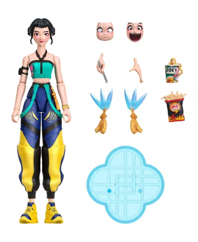 Kpop Demon Hunters Zoey 5.6-inch Action Figure With Swappable Faces & Accessories, Ages 4+ In Multi