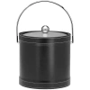 Kraftware 3-qt. Stitched Ice Bucket With Bale Handle In Black