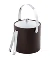 Kraftware Arc Ice Bucket And Ice Tong, 3 Quart In Chocolate