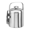Kraftware Barware Brushed Stainless Steel 3-pc. Ice Bucket In Silver