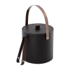 Kraftware Durham 2-pc Ice Bucket With Lid + Tong Set In Black