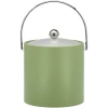 Kraftware Ice Bucket With Bale Handle In Green