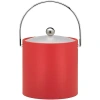 Kraftware Ice Bucket With Bale Handle In Red
