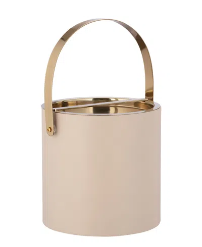 Kraftware Milan Ice Bucket, 3 Quart In Taupe
