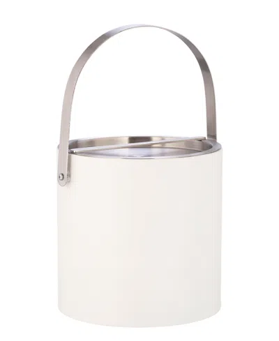 Kraftware Sydney Ice Bucket, 3 Quart In White