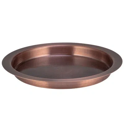 Kraftware Urban Oasis Chevron 14" Tray: Bronze (designed By Taniya Nayak)