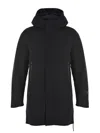 Krakatau Nylon Parka In Black