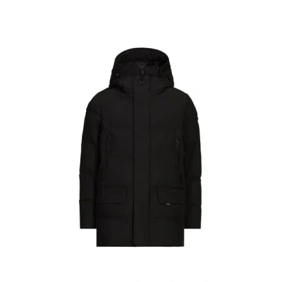 Krakatau Doudoune Matelassée À Capuche Amovible In Black