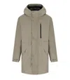 Krakatau Mentat Taupe Parka In Beige