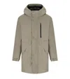 Krakatau Mentat Taupe Parka In Green