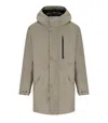 Krakatau Mentat Taupe Parka In Multi