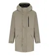 Krakatau Mentat Taupe Parka In Neutral