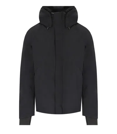 KRAKATAU KRAKATAU WERYK BLACK HOODED JACKET