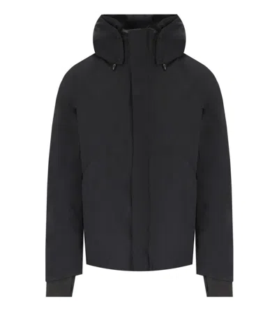 KRAKATAU KRAKATAU WERYK BLACK HOODED JACKET