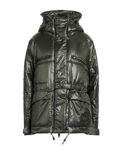 Krakatau Woman Puffer Military Green Size M Polyester