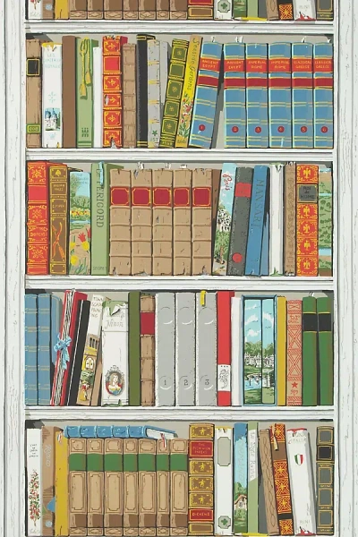Kravet Book Shelf Wallpaper