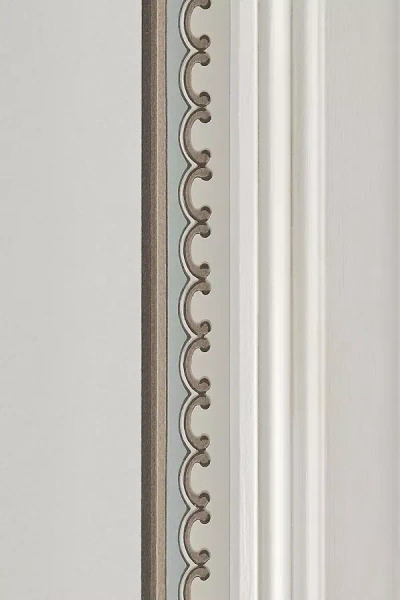 Kravet Broderie Border Wallpaper In White