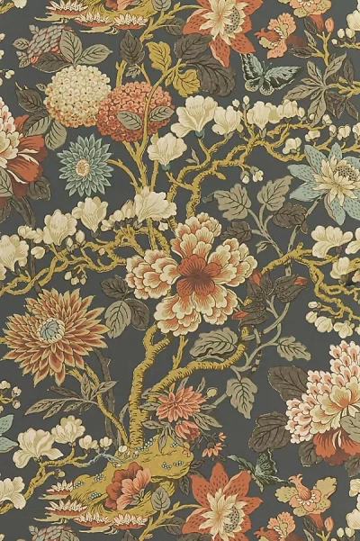 Kravet Magnolia Floral Wallpaper