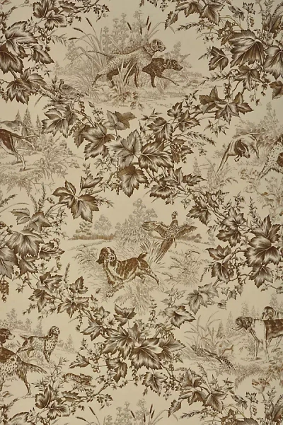 Kravet On Point Dog Toile Wallpaper