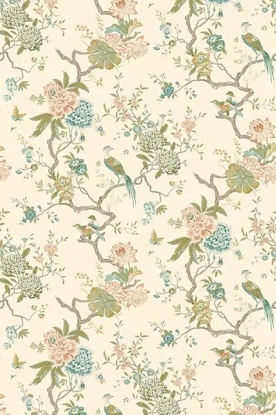 Kravet Oriental Bird Wallpaper