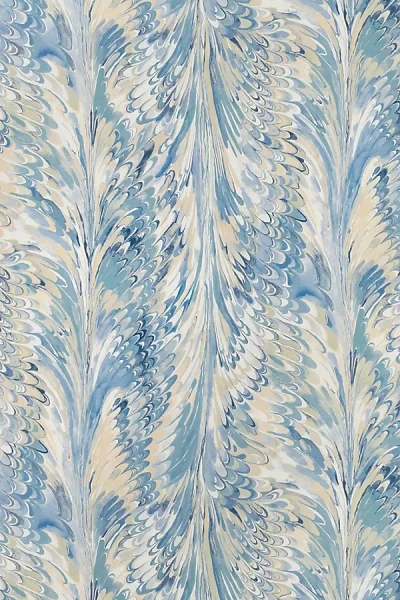 Kravet Taplow Abstract Wallpaper In Blue