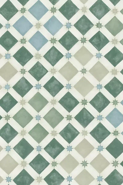 Kravet Zellige Geometric Wallpaper