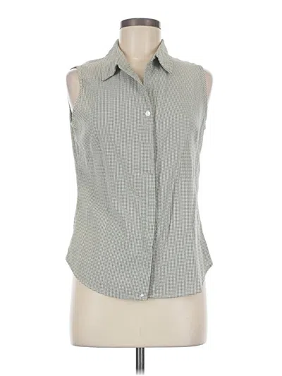 Pre-owned Krazy Kat Sleeveless Button Down Shirt In Gray