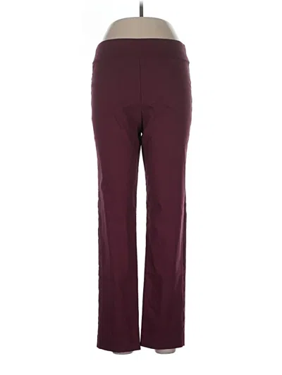 Pre-owned Krazy Larry Active Pants In Burgundy