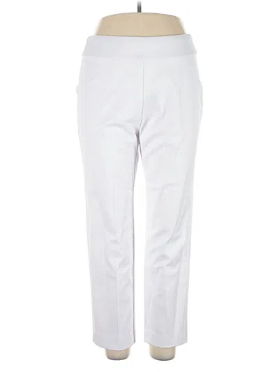 Pre-owned Krazy Larry Active Pants In White