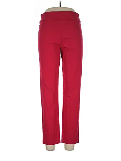 Pre-owned Krazy Larry Casual Pants In Red