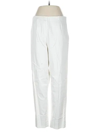 Pre-owned Krazy Larry Casual Pants In White