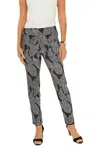Shop Krazy Larry Pull-on Ankle Pants In Black/white In Multi