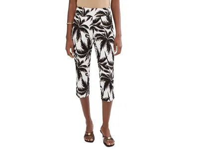 Krazy Larry Pull-on Crop Pants Tummy Control In White