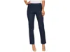 Krazy Larry Pull-on Denim Ankle Pants In Blue