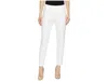 Krazy Larry Pull-on Denim Ankle Pants In White