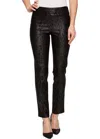 Krazy Larry Pull-on Pants In Black Python In Black