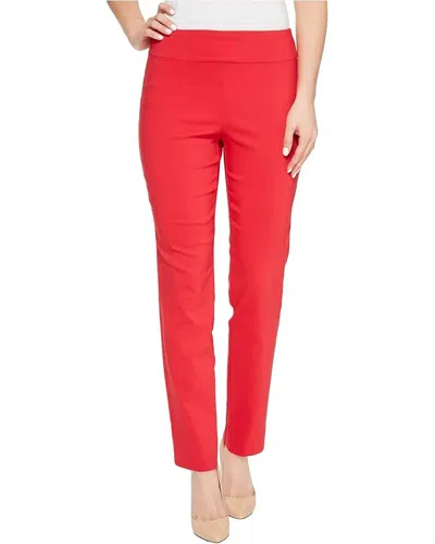 Krazy Larry Straight Leg Pants In Red