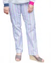 Krazy Larry Stripe Pant In Multicolor In Blue