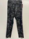 Krazy Larry Women's Pull-on Ankle Pants In Black Gray In Multi