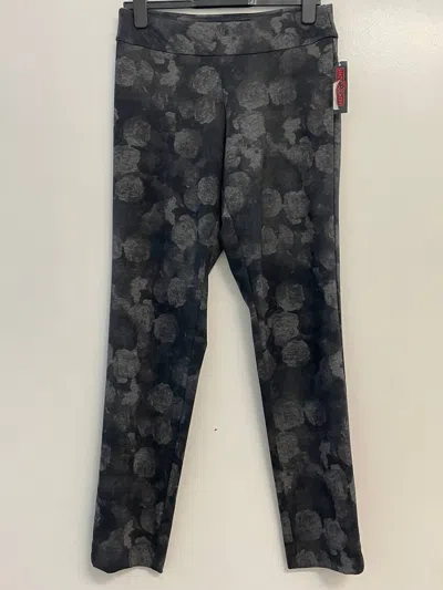 Krazy Larry Women's Pull-on Ankle Pants In Black Gray