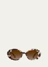 Krewe Alxie Malt Oval Sunglasses, 50mm In Malt