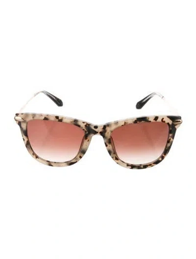 Pre-owned Krewe Cat-eye Gradient Sunglasses In Neutral