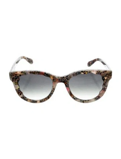 Pre-owned Krewe Cat-eye Gradient Sunglasses In Neutral