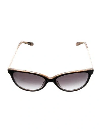 Pre-owned Krewe Cat-eye Gradient Sunglasses In Neutrals