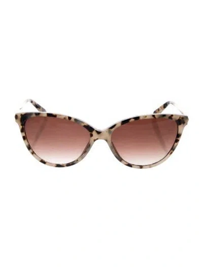 Pre-owned Krewe Cat-eye Gradient Sunglasses In Neutrals