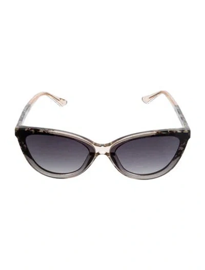 Pre-owned Krewe Cat-eye Gradient Sunglasses In Neutrals