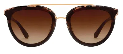 Krewe Clio Nylon Aviator Sunglasses In Brown