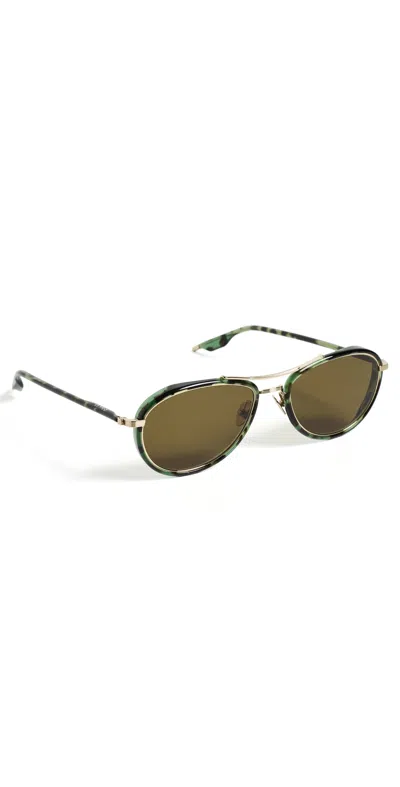 Krewe Dallas Sunglasses 12k Titanium/hemlock Tortoise