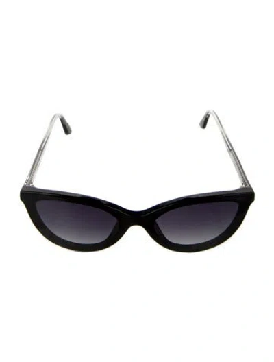 Pre-owned Krewe Diorinsideout2 Cat-eye Sunglasses In Black